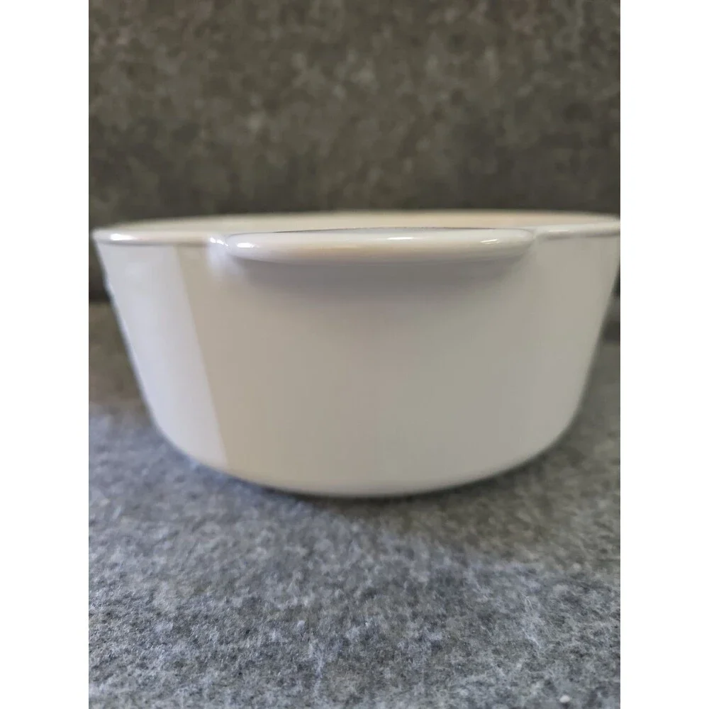 Vintage Corning 1156 Pyroceram 2.5 Quart White Versa Pot No Lid.